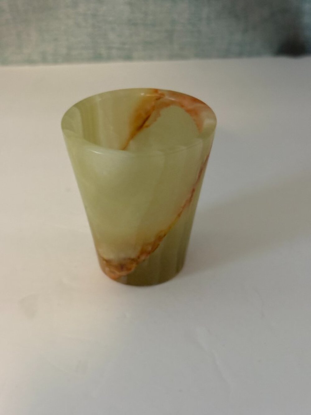 Mini Green Onyx Shot Glasses Hand-Carved Stone